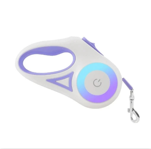 3M 5M Automatic Retractable Traction Rope LED Luminous Light Straps Dog Leash For Small Medium Dogs Pet Products