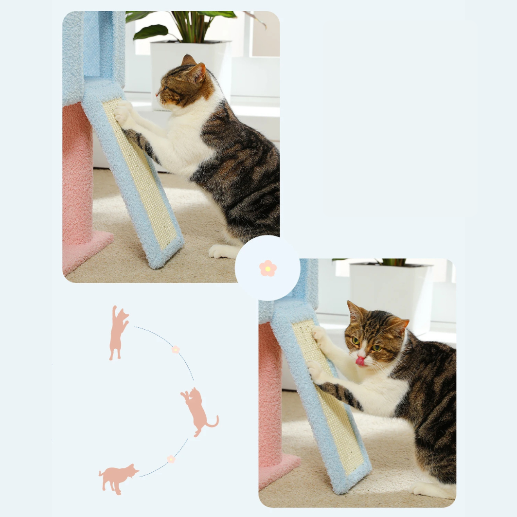 Arbre à chat Floral