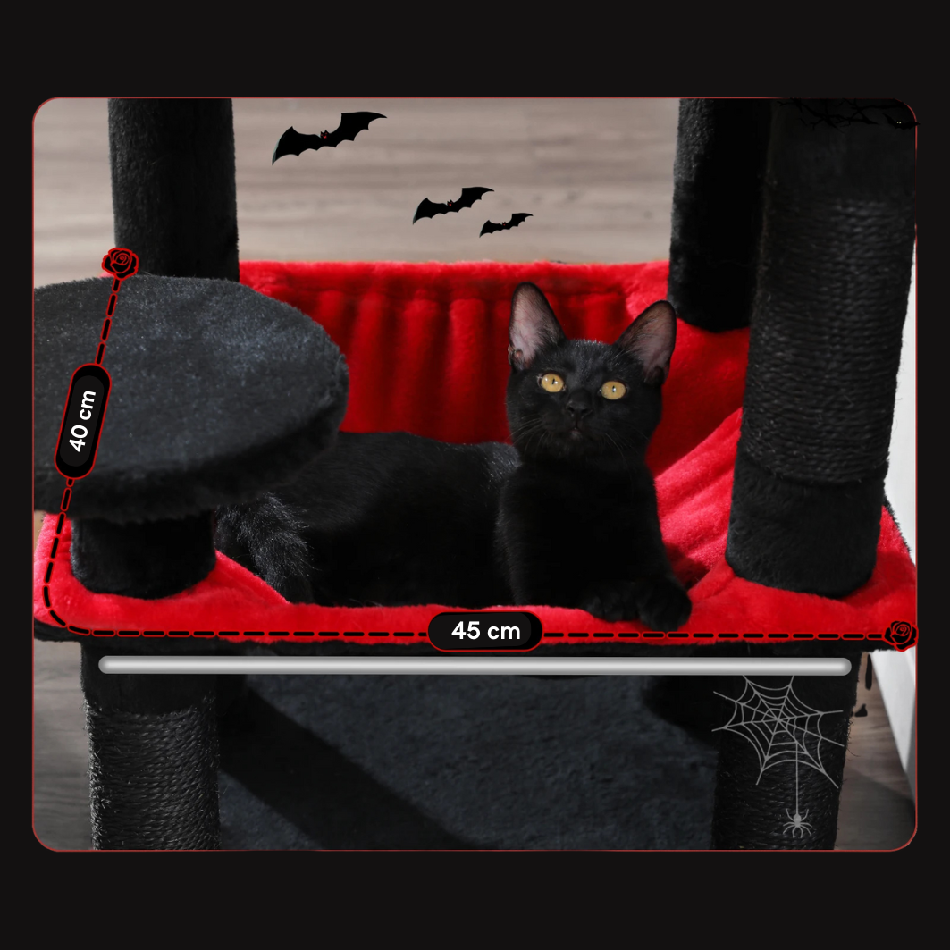 Arbre à chat Halloween