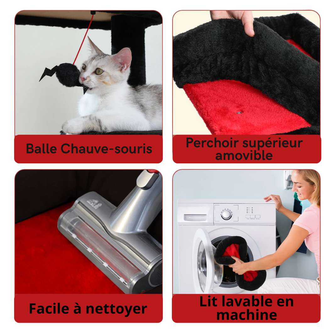 Arbre à chat Halloween