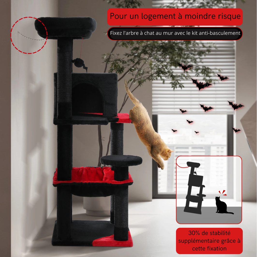 Arbre à chat Halloween