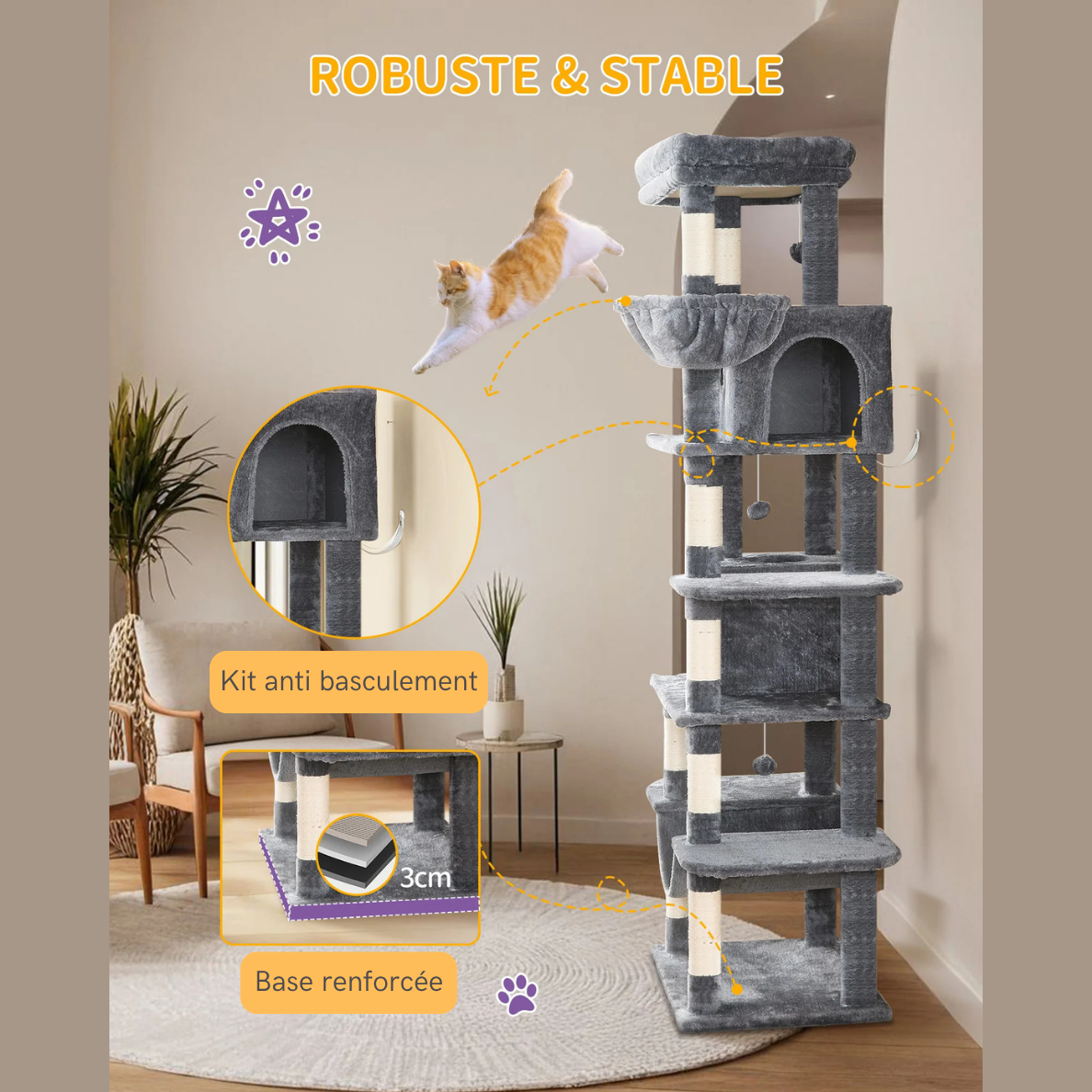 Arbre à chat Majestueux