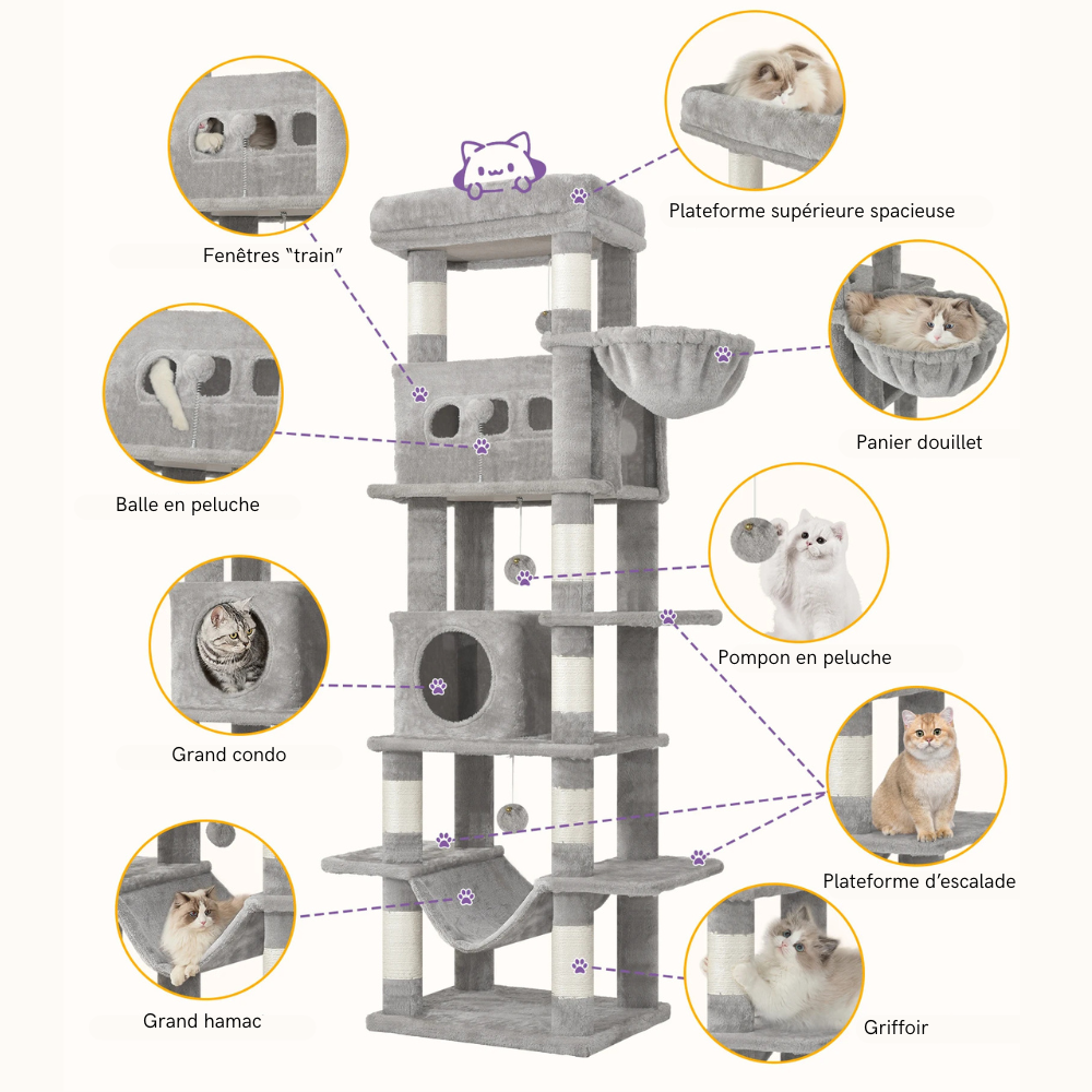 Arbre à chat Majestueux