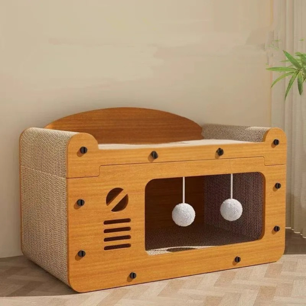 Lit et Griffoir en Bois