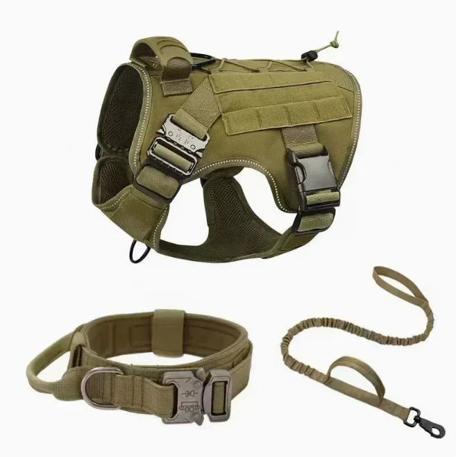 2025 Vest Pet German Shepherd Golden Retriever Training Dog Belt and Leash Suitable for All Dog Breeds