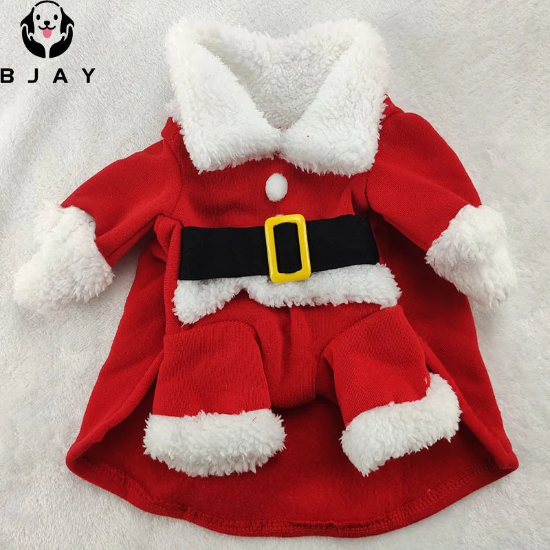 Clothes for Dog Costume Christmas Pet Dog Clothes Winter Hoodie Coat Pet clothing/dress Pet
