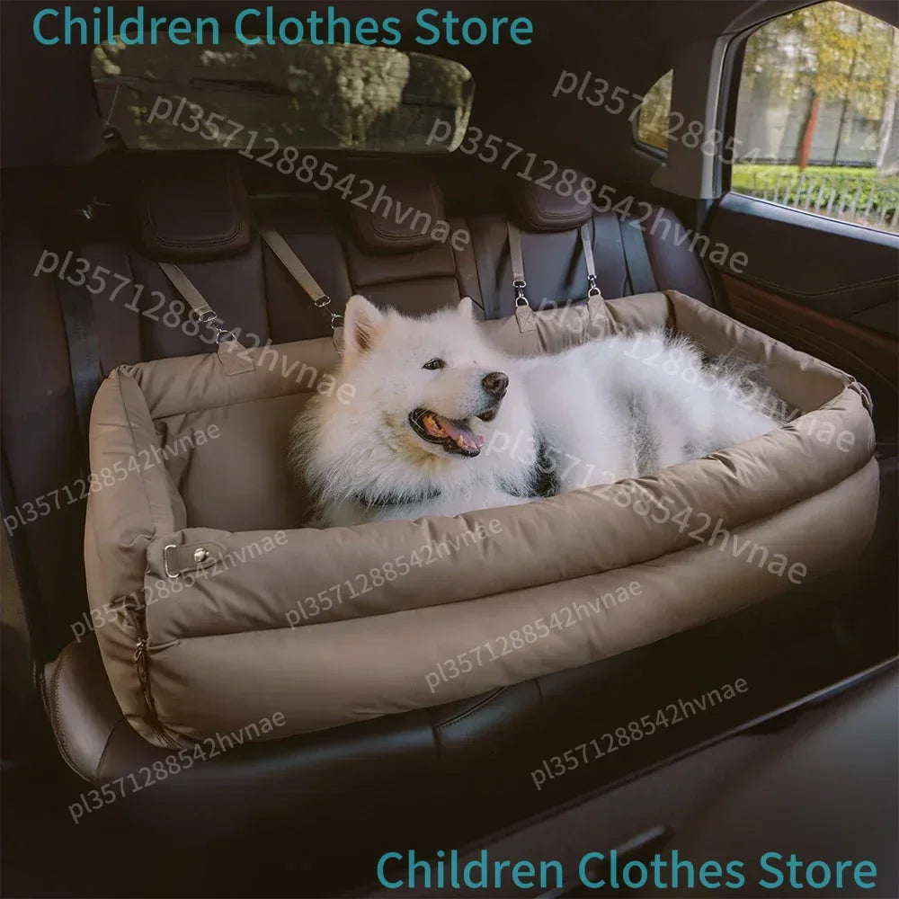 1 Portable Pet Car Seat with Stain and Scratch Protection, Easy To Clean Small To Medium Dog Travel Carrier, Pet Car Kennel