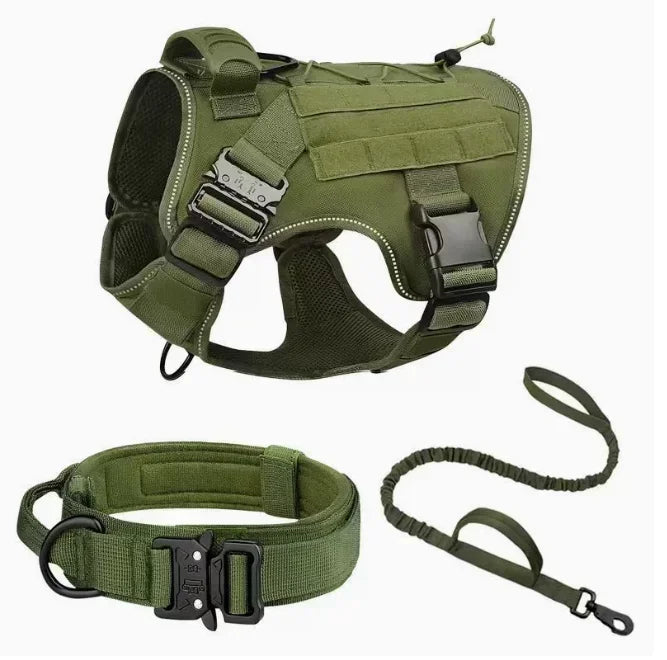 2025 Vest Pet German Shepherd Golden Retriever Training Dog Belt and Leash Suitable for All Dog Breeds