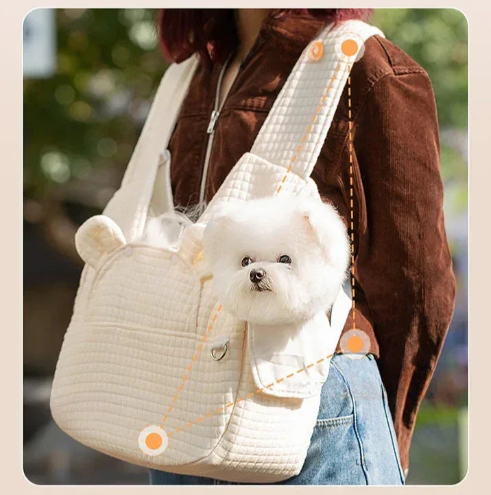 Adjustable Teddy Dog Bag for Small Dogs Cat Chest Bag Backpack Portable Dogs Carrier Cat Bag Puppy Backpack Chihuahua