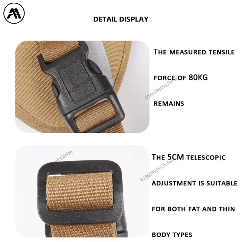 Big Dogs Reflective Safety Chest Strap Adjustable Military Tactical Vest Anti-pull Pectoral belt Chest Harnesses for Dog Guide