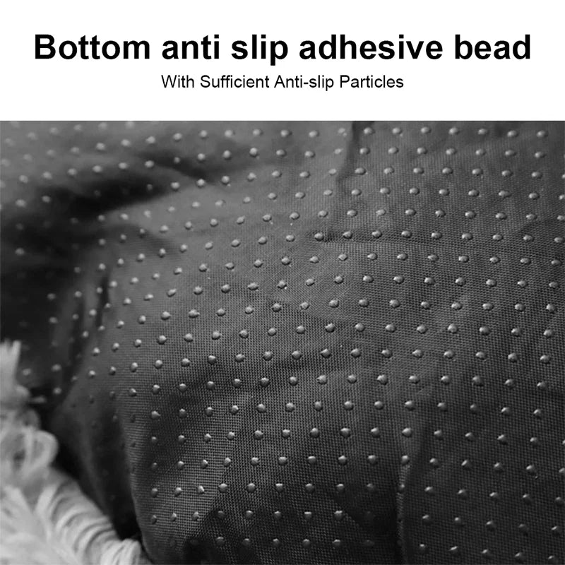 50-80cm Round Pet Bed Long Plush Cat House Dog Bed for Medium Dogs Soft Cat Nest Kennel Dog Mattress Pet Supplies