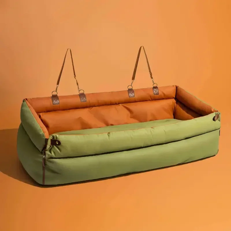 1 Portable Pet Car Seat with Stain and Scratch Protection, Easy To Clean Small To Medium Dog Travel Carrier, Pet Car Kennel