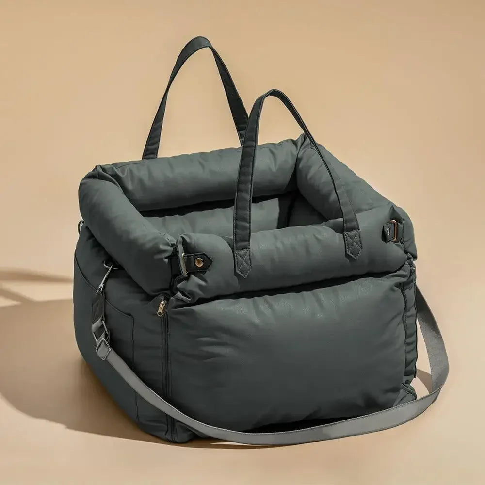 1 Portable Pet Car Seat with Stain and Scratch Protection, Easy To Clean Small To Medium Dog Travel Carrier, Pet Car Kennel