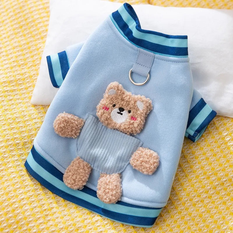 Dog Cute Vest Clothes Jacket Accessories Small Dog Luxury Autumn  Winter Medium Dress Soft Pet Clothing Designer Coat Home