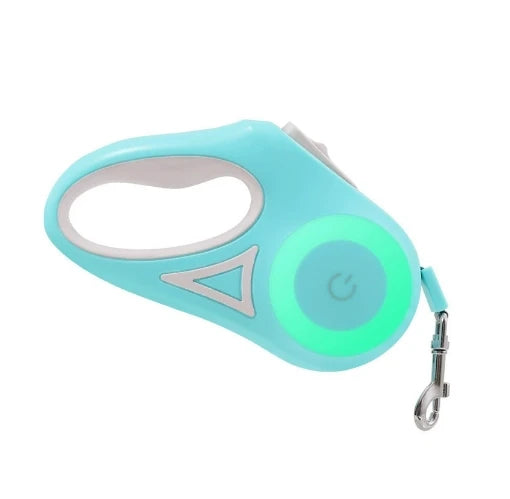 3M 5M Automatic Retractable Traction Rope LED Luminous Light Straps Dog Leash For Small Medium Dogs Pet Products