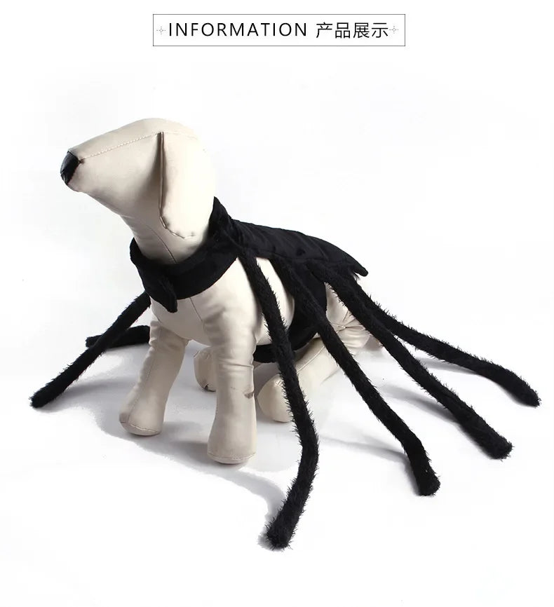 Halloween Funny Spider Costume Creative Cat Dog Clothes for Small Medium-sized Dog Clothings Halloween Cosplay Pet Accessories