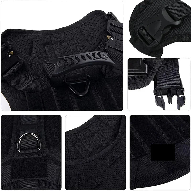 2025 Vest Pet German Shepherd Golden Retriever Training Dog Belt and Leash Suitable for All Dog Breeds